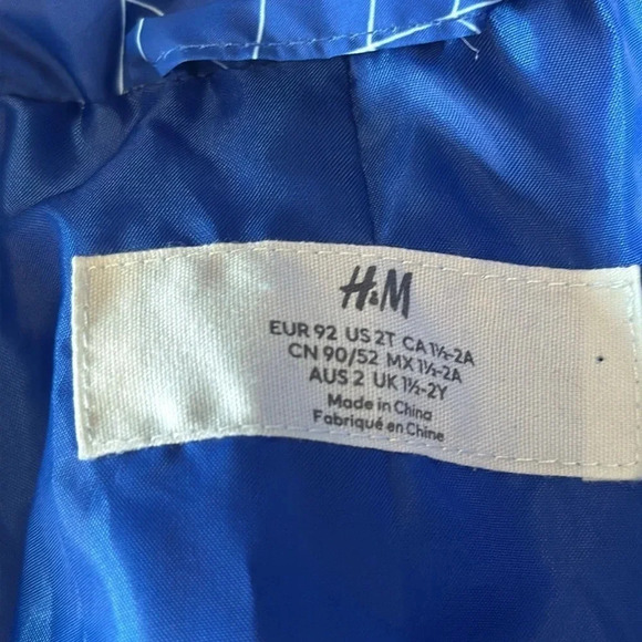 H&M X Marvel  - NWOT - Spiderman puffer winter jacket. Size 18-24 months - Picture 7 of 9